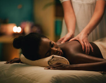 woman getting a massage